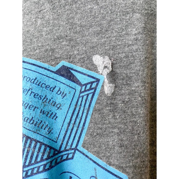 ANHEUSER BUSH BUDLIGHT Unisex Grey/Blue/White "DILLY DILLY" Graphic Tee sz M - Picture 6 of 6